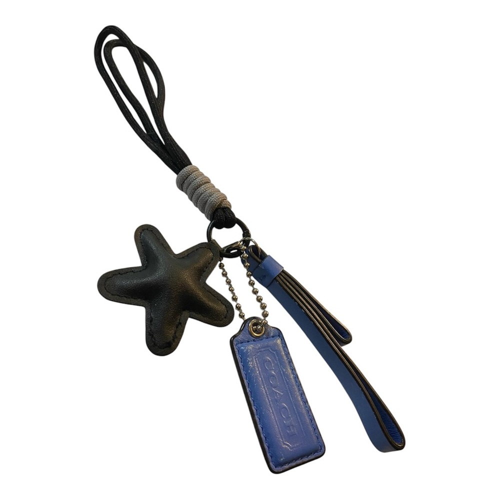 Coach Black Star Bag Charm